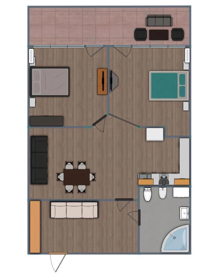 Arcadia Palace 2-Bedrooms Apartment With Terrace Odessa Luaran gambar